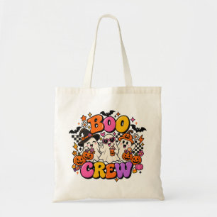 Bolsa Tote Saca de Halloween para Crianças da Tripulação Boo