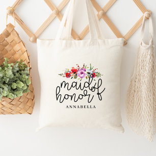 Bolsa Tote Saca de Honra Floral Bouquet