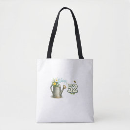 Bolsa Tote Saca de jardinagem para aniversário de 52 anos Pre