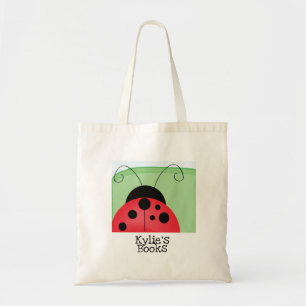Bolsa Tote Saca de Livros da Biblioteca de Joaninha Infantil