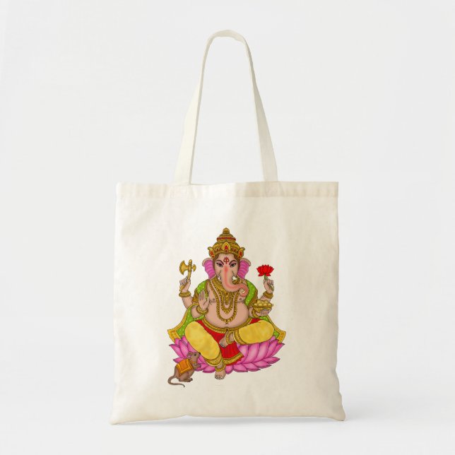 Bolsa Tote Saca de Lord Ganesha (Frente)