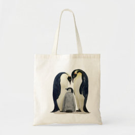 Bolsa Tote Saca de mão com desenho de Pinguim Imperador