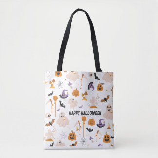 Bolsa Tote Saca de mão com estampa Feliz Halloween