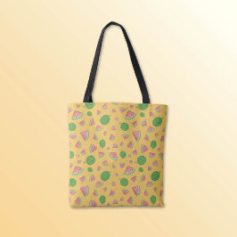 Bolsa Tote Saca de mão com padrão de melancia doce de verão