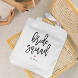 Bolsa Tote Saca de mão da Equipe da Noiva Editável Colorida<br><div class="desc">Este lindo design pode ser personalizado para as suas combinações de cores favoritas. Faz um ótimo presente! Encontre papelaria e presentes elegantes em nossa loja: www.berryberrysweet.com.</div>