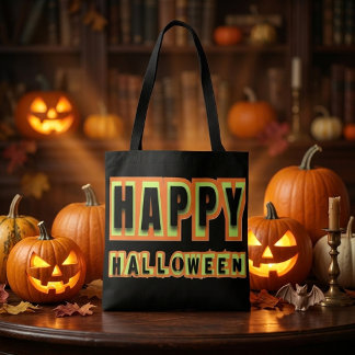 Bolsa Tote Saca de mão da temporada assustadora do feliz Hall