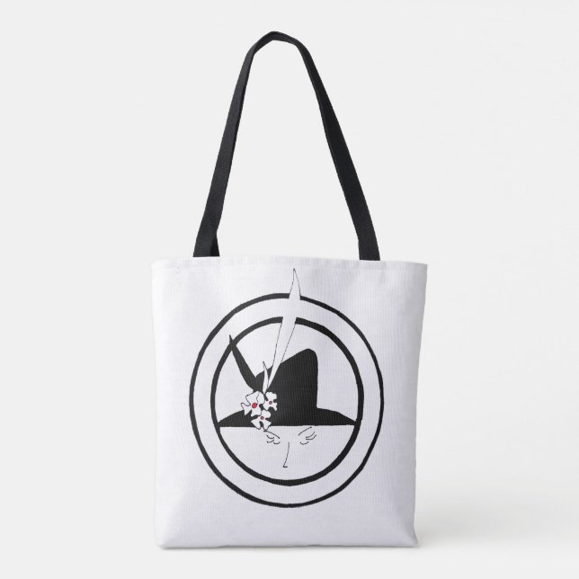Bolsa Tote Saca de mão de Chapéus Fantasiosos (Verso)