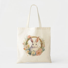 Bolsa Tote Saca de mão de coelho fofo animal doce 
