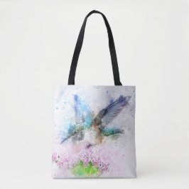 Bolsa Tote Saca de mão de cores pastéis Beija-flor
