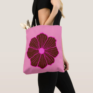 Bolsa Tote Saca de mão de flor havaiana presente