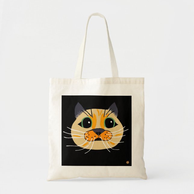 Bolsa Tote Saca de Mão de Gato Fofo (Frente)