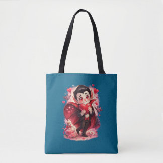 Bolsa Tote Saca de mão do Drácula engraçado do Dia dos Namora