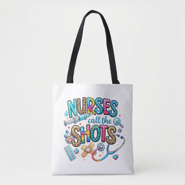 Bolsa Tote Saca de mão Enfermeiras Tomam as Rédeas (Frente)