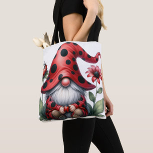 Bolsa Tote Saca de mão Gnome Lady Bug