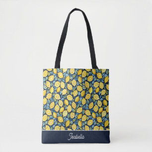 Bolsa Tote Saca de mão personalizada de limão