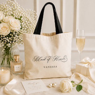 Bolsa Tote Saca de mão personalizada para Dama de Honra para