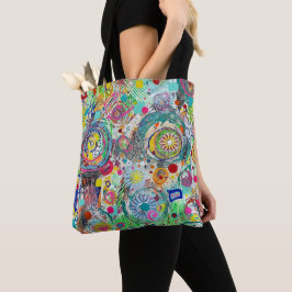 Bolsa Tote Saca de Mãos da Festa na Caixa