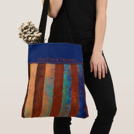 Bolsa Tote Saca de Mãos Tesouros do Antigo Cais. Metal enferr