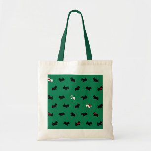 Bolsa Tote Saca de Natal Scottish Terriers