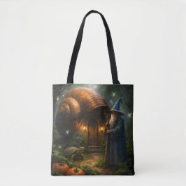 Bolsa Tote Saca de ombro de cabana de concha de caracol flore