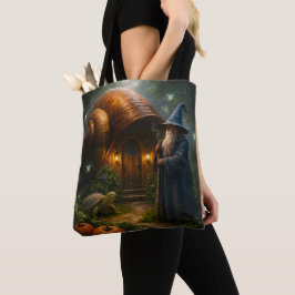 Bolsa Tote Saca de ombro de cabana de concha de caracol flore