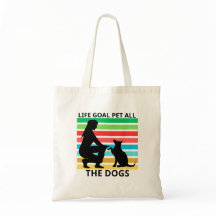 Saca de presente para amantes de cães retrô