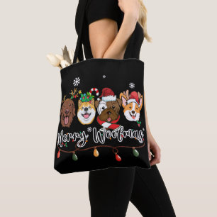 Bolsa Tote Saca de Tipografia Feliz Woofmas