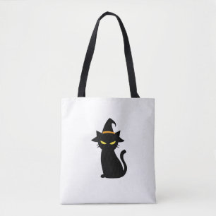 Bolsa Tote Saca de Totem da Bruxa do Gato Preto
