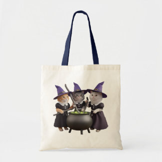 Bolsa Tote Saca de Trick-or-Treat de Gato Fofo
