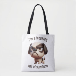 Bolsa Tote Saca Freaking Ray de Sol Cachorrinho