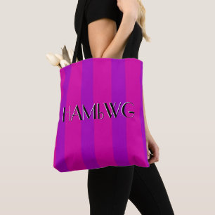Bolsa Tote Saca HAMbyWG - Rosa/Roxo