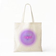 Saca Lady CEO Purple Aura Glow Estética em Lona