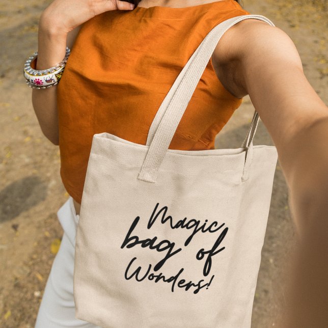 Bolsa Tote Saca Mágica de Maravilhas Presente Moderno e Elega (Shop now and make a statement that sparks curiosity!)