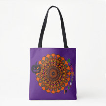 Saca Mandrake Mandala Saca de Compras de Halloween