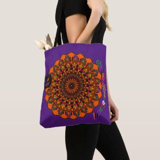 Bolsa Tote Saca Mandrake Mandala Saca de Compras de Halloween