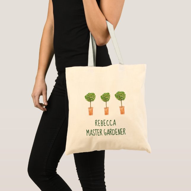 Bolsa Tote Saca Personalizada Master Gardener (Frente (produto))