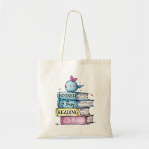 Bolsa Tote Saca Tote de Leitura Ocupada   Introvertido Engraç