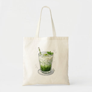 Bolsa Tote Saca Tote de Matcha Latte Fofa