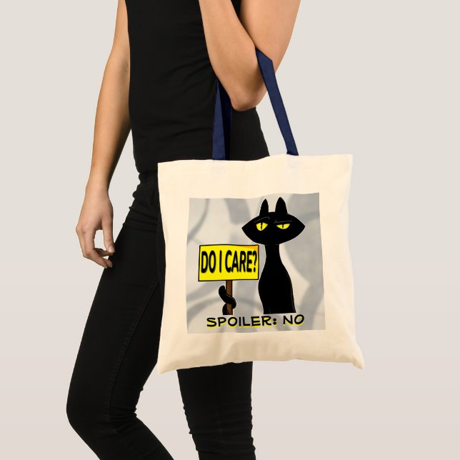 Bolsa Tote Saca Tote Divertida Bad Boogie - Eu Me Importo?  (Frente (produto))