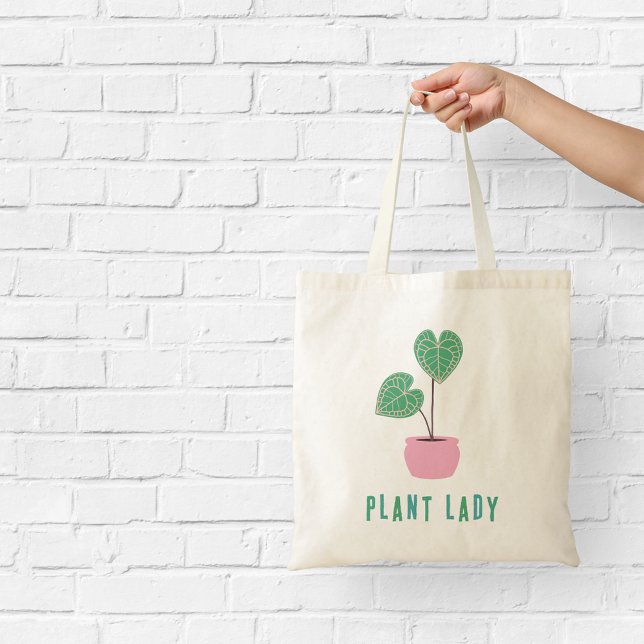 Bolsa Tote Saca Tote Plant Lady Monstera (Criador carregado)