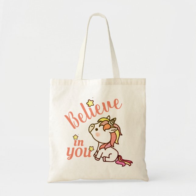 Bolsa Tote Saca Unicórnio (Frente)