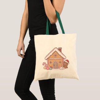 Bolsa Tote Sacas de Natal Kawaii