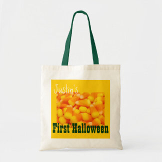 Bolsa Tote Sacas do primeiro Halloween da criança Milho Doce 