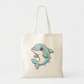Bolsa Tote Saco Adorável de Tota de Golfinho - Reutilizável I