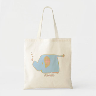 Bolsa Tote Saco adorável do elefante