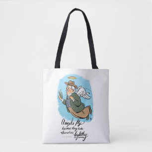 Bolsa Tote Saco Anjo se Leva Levemente