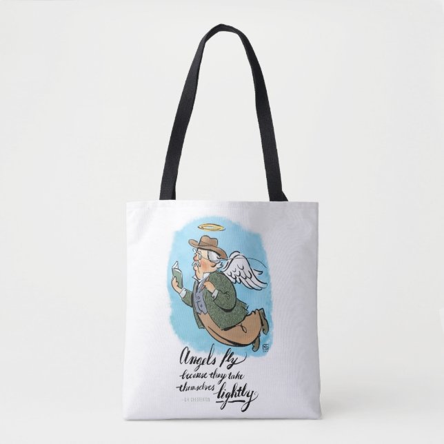 Bolsa Tote Saco Anjo se Leva Levemente (Frente)