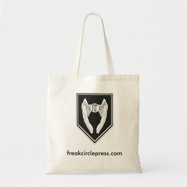 Bolsa Tote Saco arrepiante da imprensa do círculo (Frente)