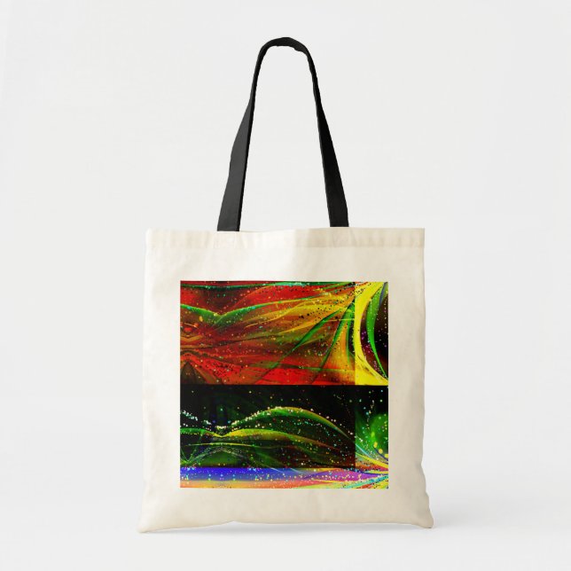 Bolsa Tote Saco Astronômico de Aranha abstrato. (Frente)