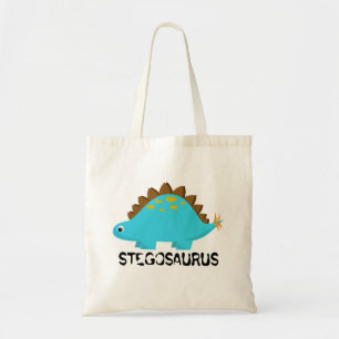 Bolsa Tote Saco Azul de Estegossauro